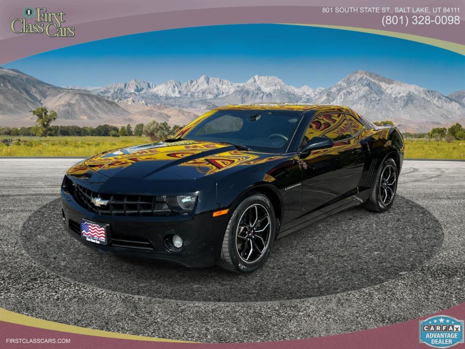 2013 Black /Black Cloth Chevrolet Camaro LS (2G1FE1E32D9) with an 3.6L V6 engine, Manual transmission, located at 801 South State Street, Salt Lake City, UT, 84111, (801) 328-0098, 40.751953, -111.888206 - Life is crazy. Now is the time to buy! All of our prices are just dollars above our cost. These prices will change as soon as life isn't so crazy. So please call or come in. We are here to save you a lot of money! Our service department is OPEN DAILY to help with any of your service needs. P - Photo #0
