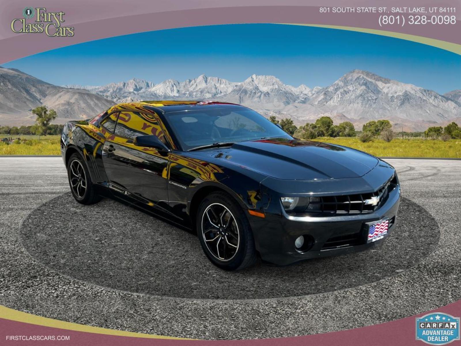 2013 Black /Black Cloth Chevrolet Camaro LS (2G1FE1E32D9) with an 3.6L V6 engine, Manual transmission, located at 801 South State Street, Salt Lake City, UT, 84111, (801) 328-0098, 40.751953, -111.888206 - Life is crazy. Now is the time to buy! All of our prices are just dollars above our cost. These prices will change as soon as life isn't so crazy. So please call or come in. We are here to save you a lot of money! Our service department is OPEN DAILY to help with any of your service needs. P - Photo #4