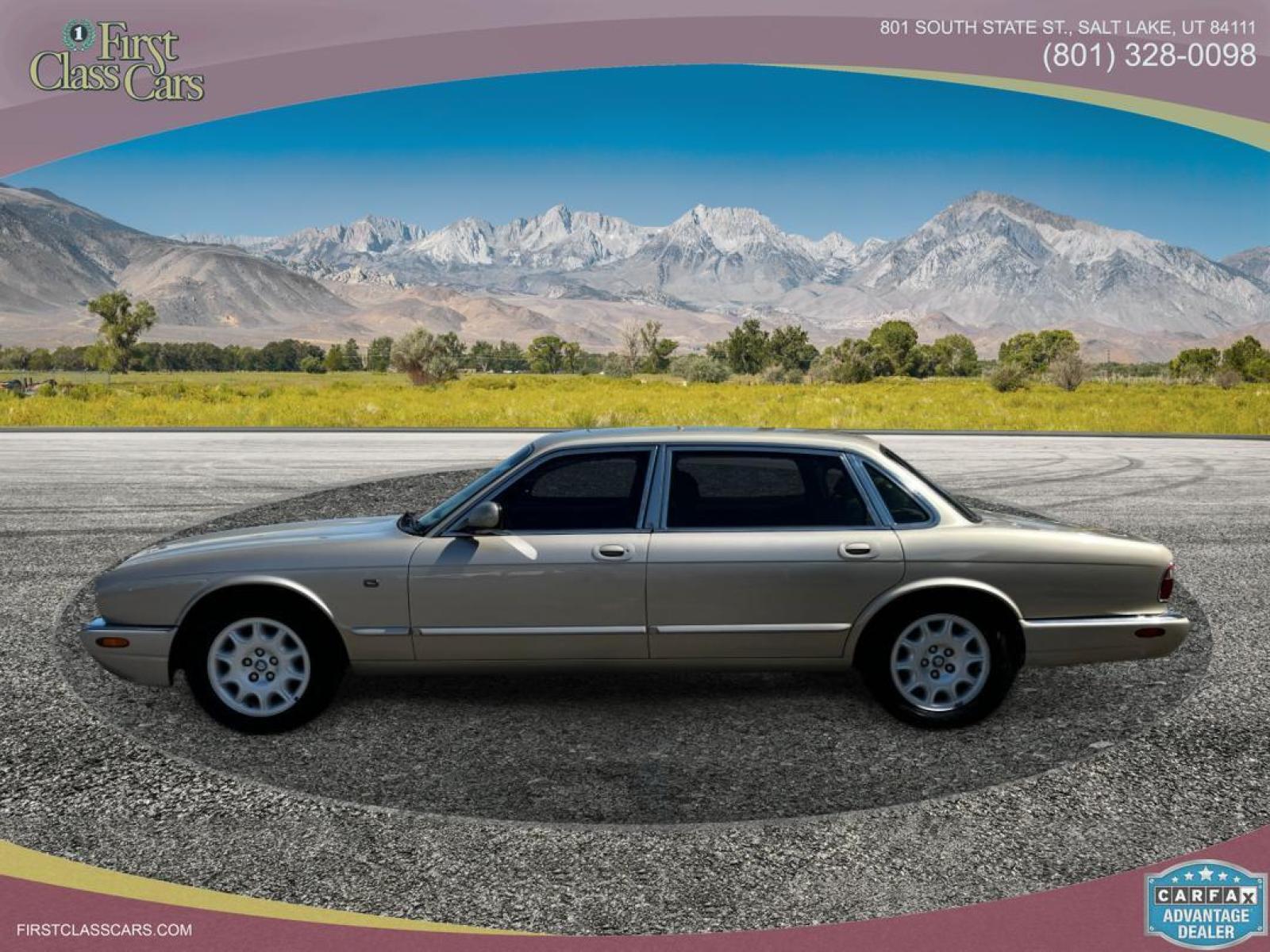 1999 Topaz Metallic /Tan Leather Jaguar XJ Sedan XJ8 L (SAJHX6047XC) with an 4.0L V8 engine, Automatic transmission, located at 801 South State Street, Salt Lake City, UT, 84111, (801) 328-0098, 40.751953, -111.888206 - Life is crazy. Now is the time to buy! All of our prices are just dollars above our cost. These prices will change as soon as life isn't so crazy. So please call or come in. We are here to save you a lot of money! Our service department is OPEN DAILY to help with any of your service needs. P - Photo #1