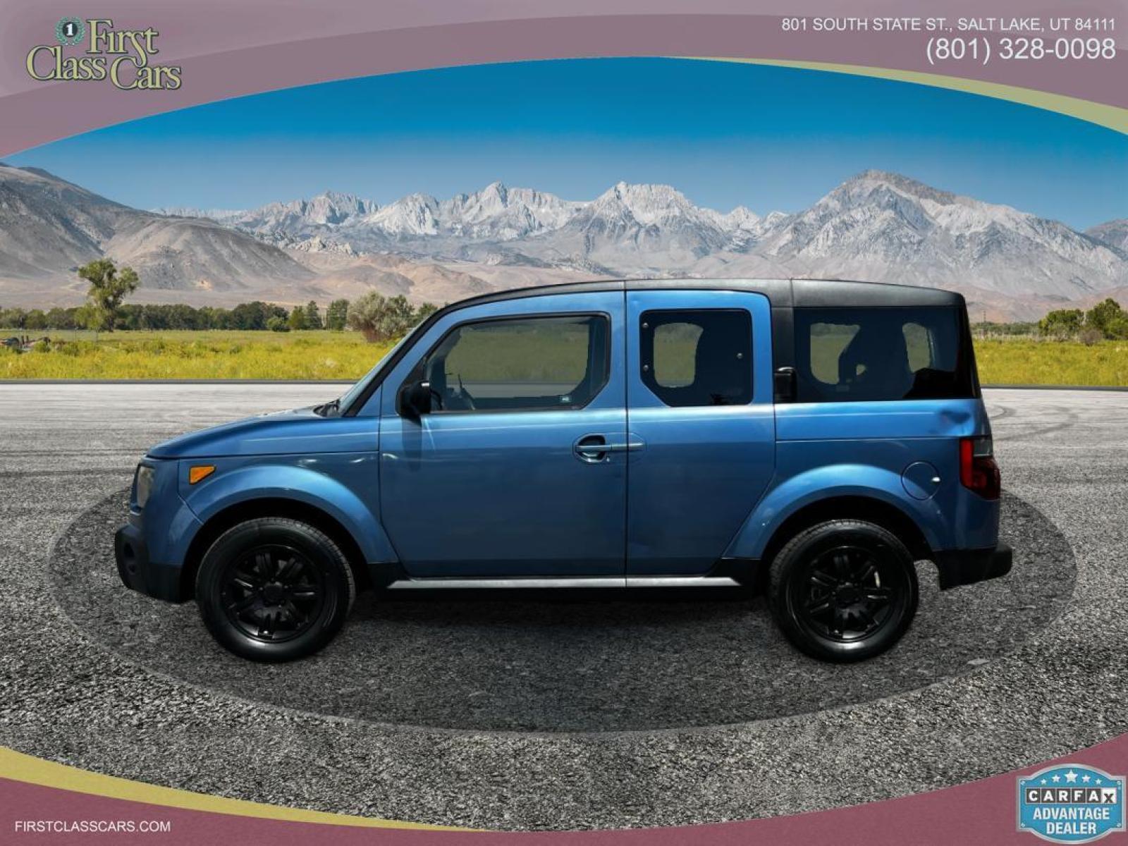 2008 Fiji Blue Pearl /Gray Cloth Honda Element EX 4WD AT (5J6YH28788L) with an 2.4L 4 Cyl. engine, Automatic transmission, located at 801 South State Street, Salt Lake City, UT, 84111, (801) 328-0098, 40.751953, -111.888206 - Life is crazy. Now is the time to buy! All of our prices are just dollars above our cost. These prices will change as soon as life isn't so crazy. So please call or come in. We are here to save you a lot of money! Our service department is OPEN DAILY to help with any of your service needs. P - Photo #1