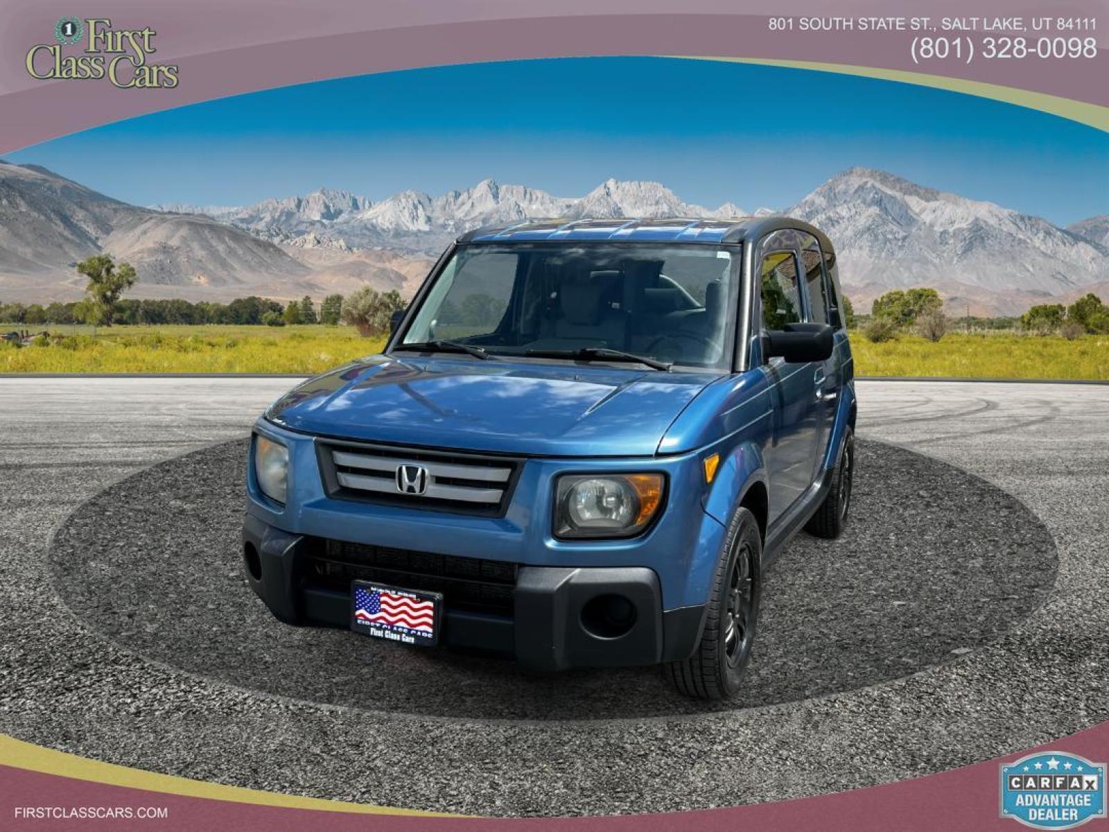 2008 Fiji Blue Pearl /Gray Cloth Honda Element EX 4WD AT (5J6YH28788L) with an 2.4L 4 Cyl. engine, Automatic transmission, located at 801 South State Street, Salt Lake City, UT, 84111, (801) 328-0098, 40.751953, -111.888206 - Life is crazy. Now is the time to buy! All of our prices are just dollars above our cost. These prices will change as soon as life isn't so crazy. So please call or come in. We are here to save you a lot of money! Our service department is OPEN DAILY to help with any of your service needs. P - Photo #2