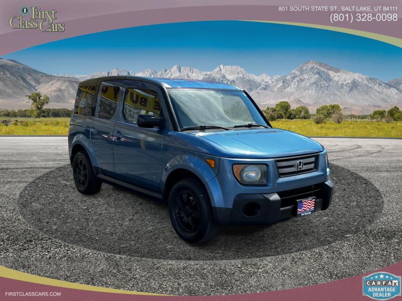 2008 Fiji Blue Pearl /Gray Cloth Honda Element EX 4WD AT (5J6YH28788L) with an 2.4L 4 Cyl. engine, Automatic transmission, located at 801 South State Street, Salt Lake City, UT, 84111, (801) 328-0098, 40.751953, -111.888206 - Life is crazy. Now is the time to buy! All of our prices are just dollars above our cost. These prices will change as soon as life isn't so crazy. So please call or come in. We are here to save you a lot of money! Our service department is OPEN DAILY to help with any of your service needs. P - Photo #4