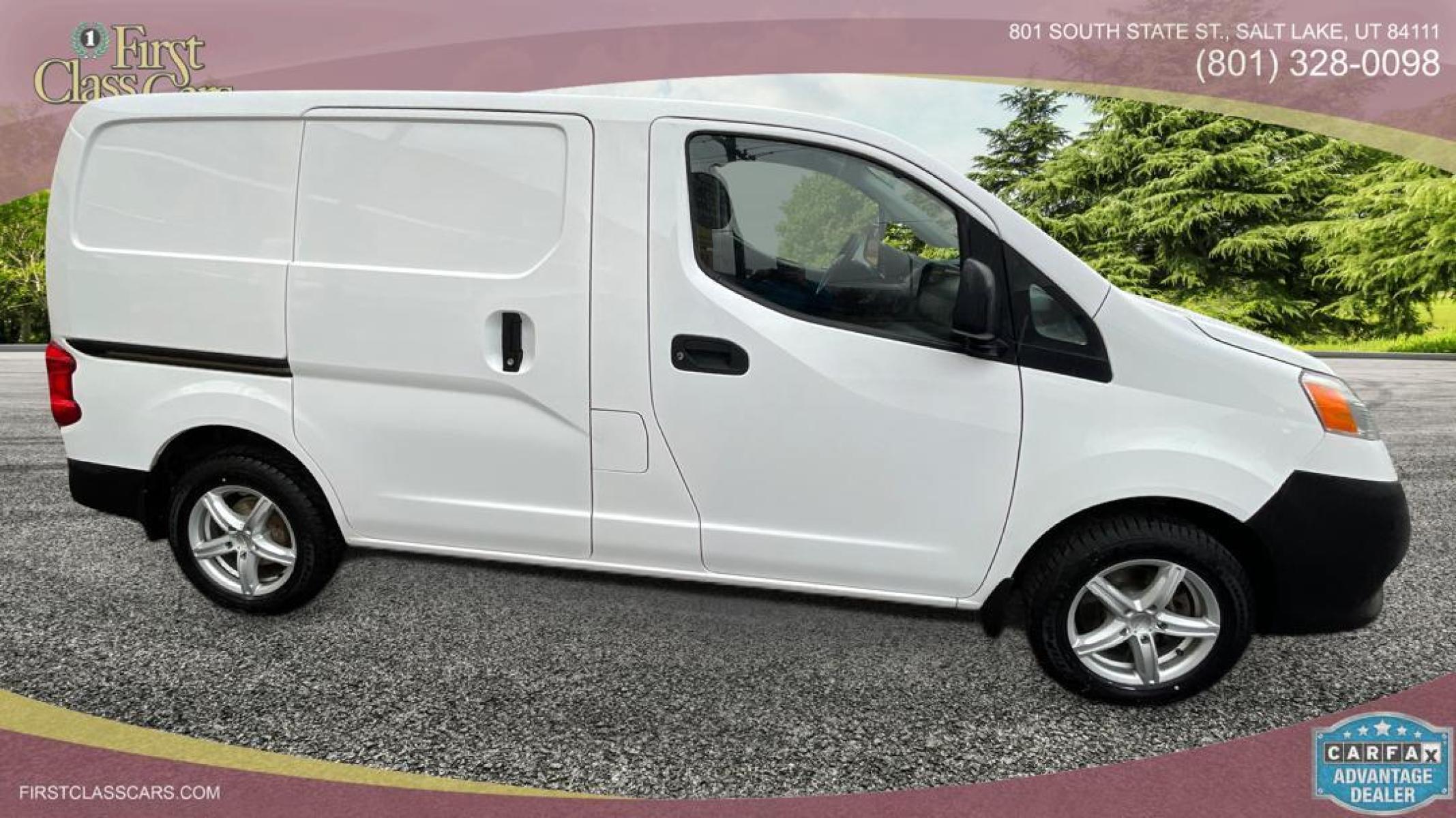 2018 Artic White /Gray Nissan NV200 NV 200 S (3N6CM0KN5JK) with an 4 Cylinder 2.0L engine, AUTOMATIC transmission, located at 801 South State Street, Salt Lake City, UT, 84111, (801) 328-0098, 40.751953, -111.888206 - Perfect cargo van to start a business or maintain an existing business! FREE CAR FAX AND FREE AUTO CHECK on EVERY CAR know the car before you buy only at First Class Cars.Our service department is OPEN DAILY to help with any of your service needs. Please call for immediate appointment! Features:- - Photo #21
