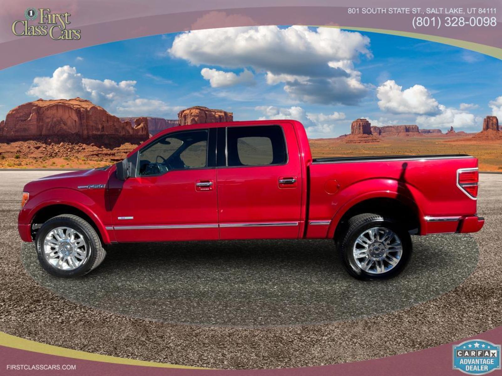 2011 Salsa Red Pearl /BROWN Ford F-150 F150 Platinum (1FTFW1ET5BF) with an 3.5L V6 engine, AUTOMATIC transmission, located at 801 South State Street, Salt Lake City, UT, 84111, (801) 328-0098, 40.751953, -111.888206 - Features:20 Inch Plus Wheels, Rear Seat Heaters, 4WD/AWD, Rear View Camera, A/C Seat(s), Remote Start, Alloy Wheels, Running Boards, Bluetooth Technology, Satellite Radio Ready, Front Seat Heaters, Sony Sound System, Leather Seats, Sunroof(s), Memory Seat(s), Tow Hitch, Navigation System, Turbo Char - Photo #6