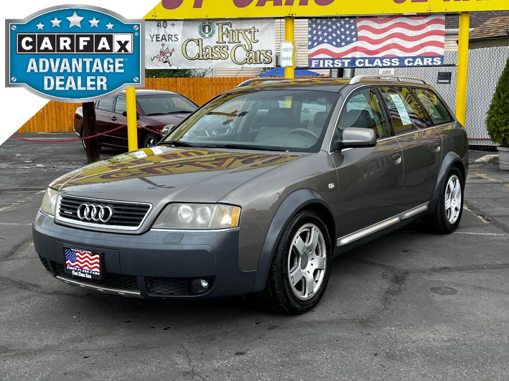 2004 Canvas Beige Metallic /Tan Leather Audi Allroad Quattro Quattro 2.7 T (WA1YD64B34N) with an 2.7L V6 TURBO engine, Automatic transmission, located at 801 South State Street, Salt Lake City, UT, 84111, (801) 328-0098, 40.751953, -111.888206 - Life is crazy. Now is the time to buy! All of our prices are just dollars above our cost. These prices will change as soon as life isn't so crazy. So please call or come in. We are here to save you a lot of money! Our service department is OPEN DAILY to help with any of your service needs. P - Photo #0
