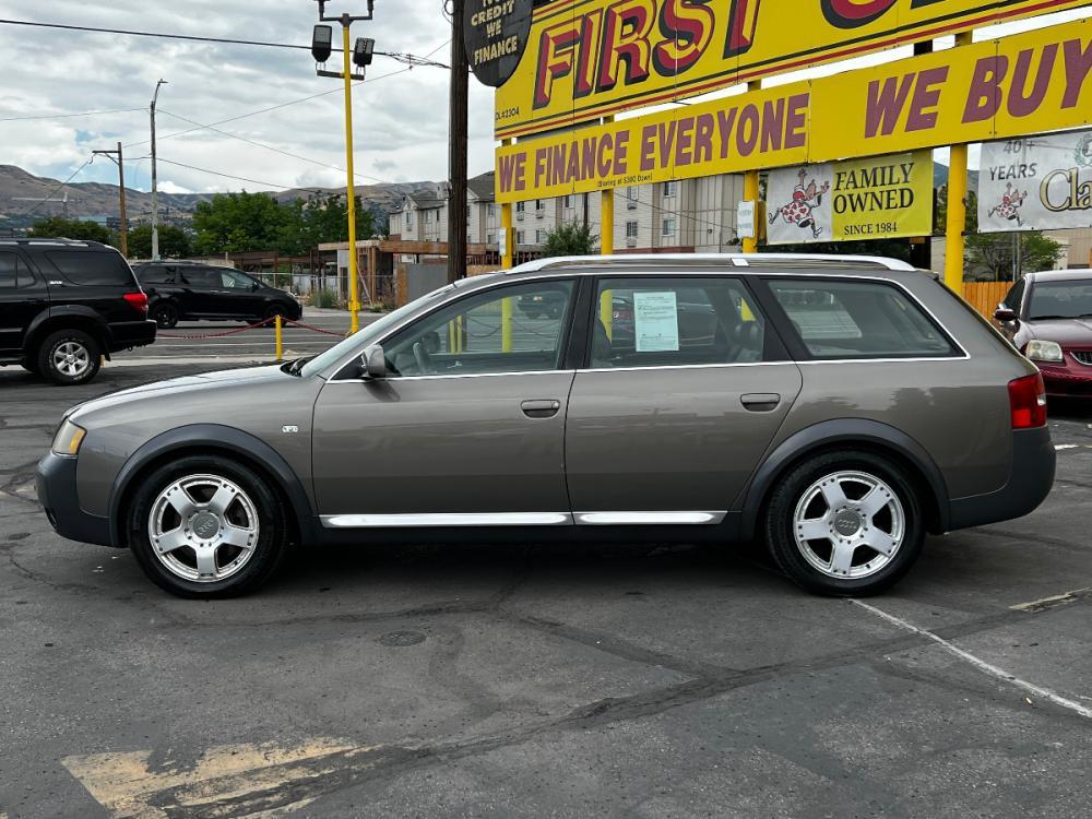 2004 Canvas Beige Metallic /Tan Leather Audi Allroad Quattro Quattro 2.7 T (WA1YD64B34N) with an 2.7L V6 TURBO engine, Automatic transmission, located at 801 South State Street, Salt Lake City, UT, 84111, (801) 328-0098, 40.751953, -111.888206 - Life is crazy. Now is the time to buy! All of our prices are just dollars above our cost. These prices will change as soon as life isn't so crazy. So please call or come in. We are here to save you a lot of money! Our service department is OPEN DAILY to help with any of your service needs. P - Photo #1
