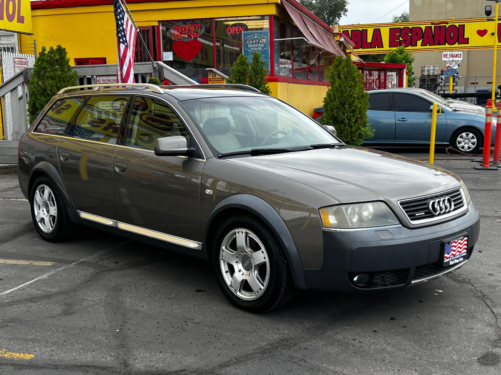 2004 Canvas Beige Metallic /Tan Leather Audi Allroad Quattro Quattro 2.7 T (WA1YD64B34N) with an 2.7L V6 TURBO engine, Automatic transmission, located at 801 South State Street, Salt Lake City, UT, 84111, (801) 328-0098, 40.751953, -111.888206 - Life is crazy. Now is the time to buy! All of our prices are just dollars above our cost. These prices will change as soon as life isn't so crazy. So please call or come in. We are here to save you a lot of money! Our service department is OPEN DAILY to help with any of your service needs. P - Photo #4