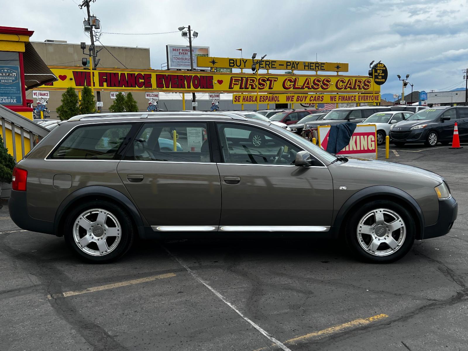 2004 Canvas Beige Metallic /Tan Leather Audi Allroad Quattro Quattro 2.7 T (WA1YD64B34N) with an 2.7L V6 TURBO engine, Automatic transmission, located at 801 South State Street, Salt Lake City, UT, 84111, (801) 328-0098, 40.751953, -111.888206 - Life is crazy. Now is the time to buy! All of our prices are just dollars above our cost. These prices will change as soon as life isn't so crazy. So please call or come in. We are here to save you a lot of money! Our service department is OPEN DAILY to help with any of your service needs. P - Photo #5