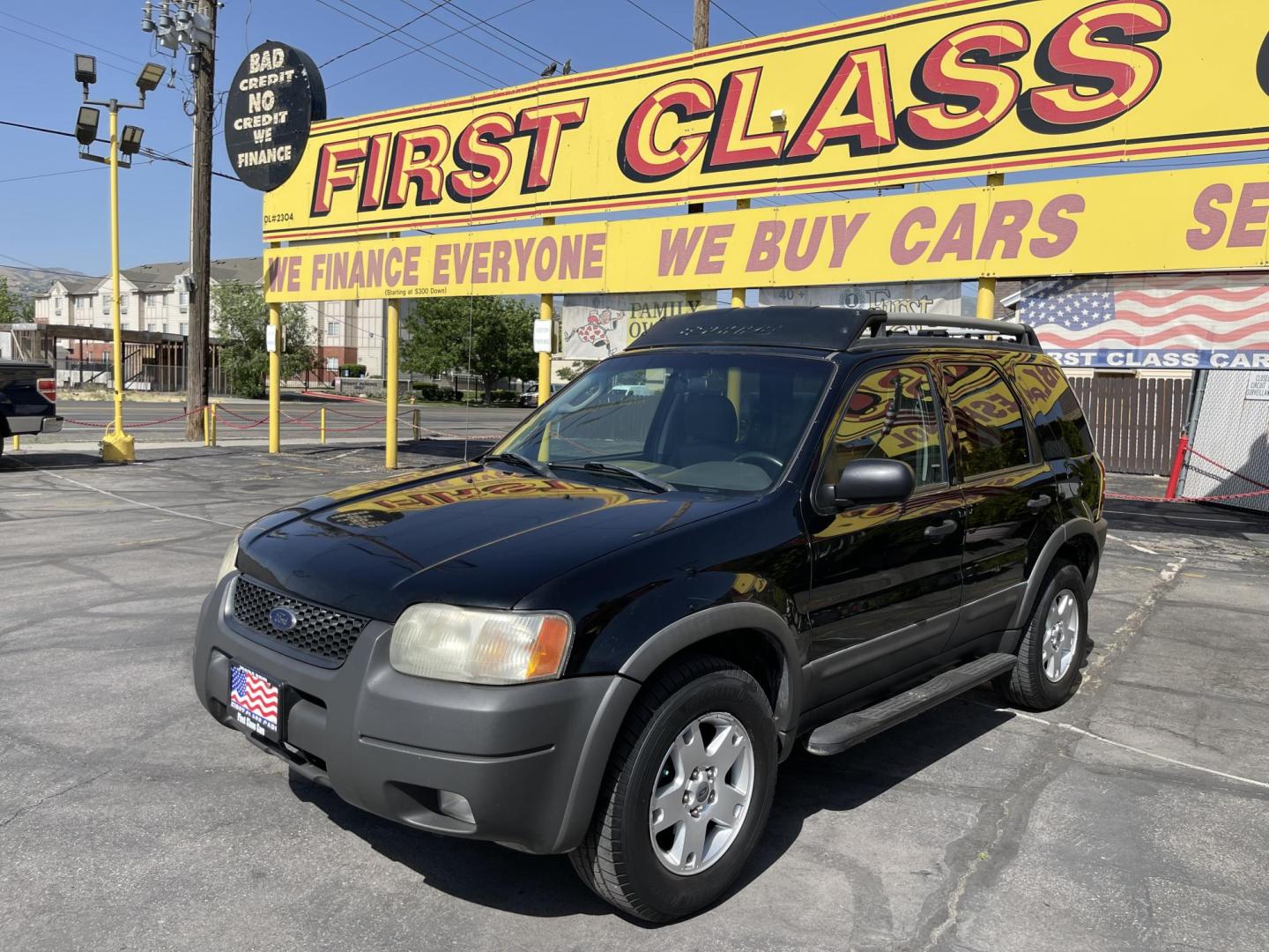 2003 Ebony /Gray Cloth Ford Escape XLT 4WD (1FMYU93123K) with an 3.0L V6 engine, Automatic transmission, located at 801 South State Street, Salt Lake City, UT, 84111, (801) 328-0098, 40.751953, -111.888206 - Clean Title!! Extra clean!! Immaculate condition!! Free Carfax!! Must see!! Warranty available!! Free Carfax!!! Vehicle Features: XLT Model, 4WD/AWD, ABS Brakes, Air Conditioning, Alloy Wheels, AM/FM Stereo, Automatic Transmission, CD Audio, Cloth Seats, Cruise Control, Full Roof Rack, Power Lo - Photo#1