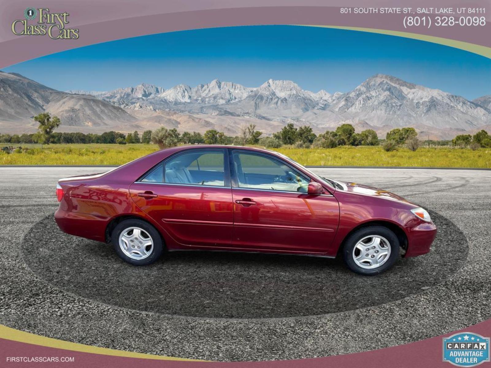 2003 Salsa Red Pearl /Gray Cloth Toyota Camry LE V6 (4T1BF32K03U) with an 3.0L V6 engine, Automatic transmission, located at 801 South State Street, Salt Lake City, UT, 84111, (801) 328-0098, 40.751953, -111.888206 - Life is crazy. Now is the time to buy! All of our prices are just dollars above our cost. These prices will change as soon as life isn't so crazy. So please call or come in. We are here to save you a lot of money! Our service department is OPEN DAILY to help with any of your service needs. P - Photo #2
