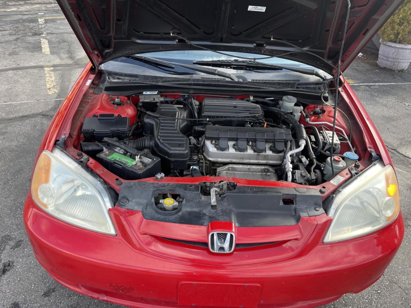 2001 Rallye Red /Gray Cloth Honda Civic EX (1HGEM219X1L) with an 1.7L 4 Cyl. engine, Manual transmission, located at 801 South State Street, Salt Lake City, UT, 84111, (801) 328-0098, 40.751953, -111.888206 - Vehicle Features:, EX Model, ABS Brakes, Air Conditioning, AM/FM Stereo, Cloth Seats, Cruise Control, Manual Transmission, Power Locks, Power Mirrors, Power Windows, Rear Defroster, Sunroof(s) Our service department is OPEN DAILY to help with any of your service needs. Please call for immediate app - Photo#14