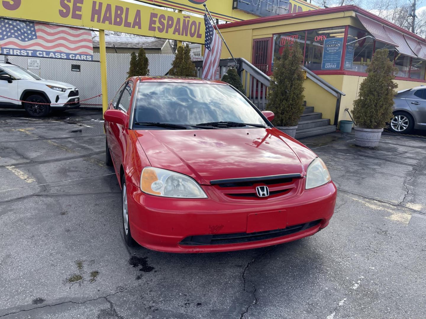 2001 Rallye Red /Gray Cloth Honda Civic EX (1HGEM219X1L) with an 1.7L 4 Cyl. engine, Manual transmission, located at 801 South State Street, Salt Lake City, UT, 84111, (801) 328-0098, 40.751953, -111.888206 - Vehicle Features:, EX Model, ABS Brakes, Air Conditioning, AM/FM Stereo, Cloth Seats, Cruise Control, Manual Transmission, Power Locks, Power Mirrors, Power Windows, Rear Defroster, Sunroof(s) Our service department is OPEN DAILY to help with any of your service needs. Please call for immediate app - Photo#4