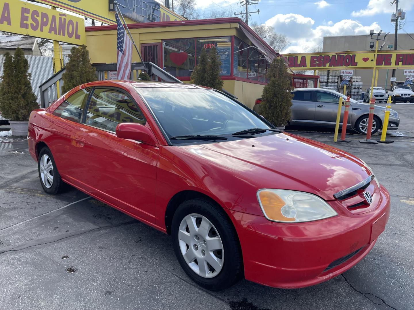2001 Rallye Red /Gray Cloth Honda Civic EX (1HGEM219X1L) with an 1.7L 4 Cyl. engine, Manual transmission, located at 801 South State Street, Salt Lake City, UT, 84111, (801) 328-0098, 40.751953, -111.888206 - Vehicle Features:, EX Model, ABS Brakes, Air Conditioning, AM/FM Stereo, Cloth Seats, Cruise Control, Manual Transmission, Power Locks, Power Mirrors, Power Windows, Rear Defroster, Sunroof(s) Our service department is OPEN DAILY to help with any of your service needs. Please call for immediate app - Photo#5
