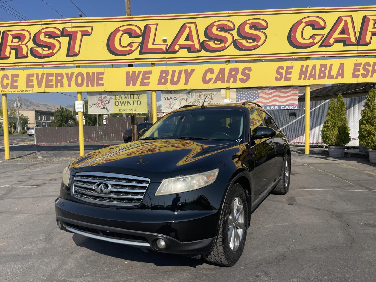 2007 Black Obsidian /Black Leather Infiniti FX AWD (JNRAS08W77X) with an 3.5L V6 engine, Automatic transmission, located at 801 South State Street, Salt Lake City, UT, 84111, (801) 328-0098, 40.751953, -111.888206 - Vehicle Features: 4WD/AWD, ABS Brakes, Air Conditioning, Alloy Wheels, AM/FM Stereo, Automatic Transmission, Bluetooth Technology, BOSE Sound System, CD Audio, Cruise Control, Front Seat Heaters, Leather Seats, Memory Seat(s), Navigation System, Overhead Airbags, Power Locks, Power Mirrors, Power - Photo#2