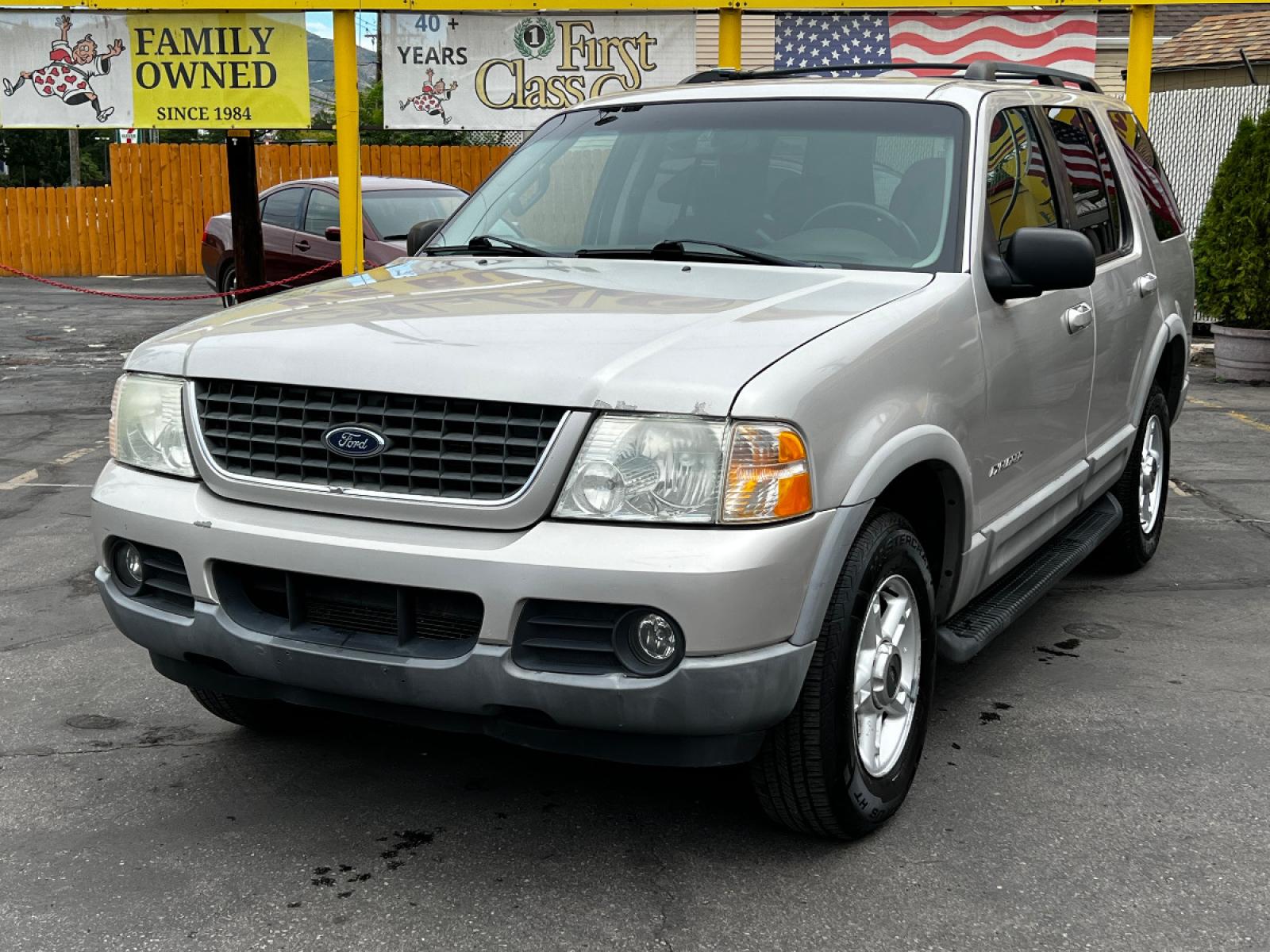 2002 Silver Frost Metallic /Gray Cloth Ford Explorer XLT 4WD (1FMZU73K82Z) with an 4.0L V6 engine, Automatic transmission, located at 801 South State Street, Salt Lake City, UT, 84111, (801) 328-0098, 40.751953, -111.888206 - Vehicle Features: XLT Model, 4WD/AWD, ABS Brakes, Air Conditioning, Alloy Wheels, AM/FM Stereo, Automatic Transmission, CD Audio, Cloth Seats, Cruise Control, Fold-Away Third Row, Full Roof Rack, Power Locks, Power Mirrors, Power Seat(s), Power Windows, Rear Air Conditioning, Rear Defroster, Run - Photo #2