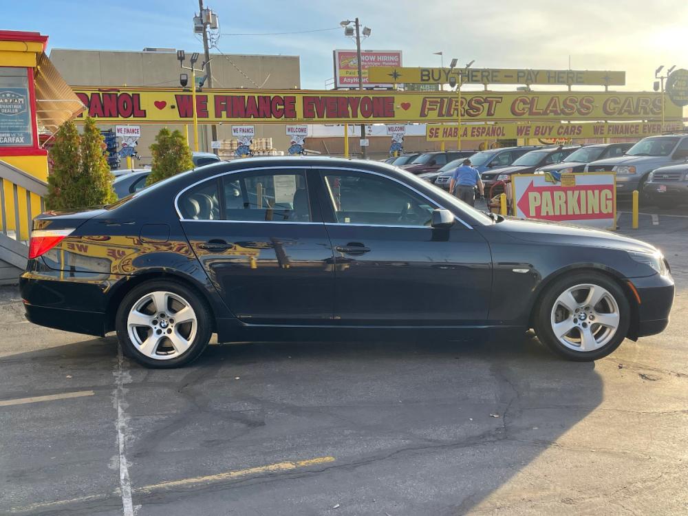 2008 Monaco Blue Metallic /Gray Leather BMW 5-Series 535i (WBANW13548C) with an 3.0L 6 Cyl. engine, Automatic transmission, located at 801 South State Street, Salt Lake City, UT, 84111, (801) 328-0098, 40.751953, -111.888206 - Photo #5
