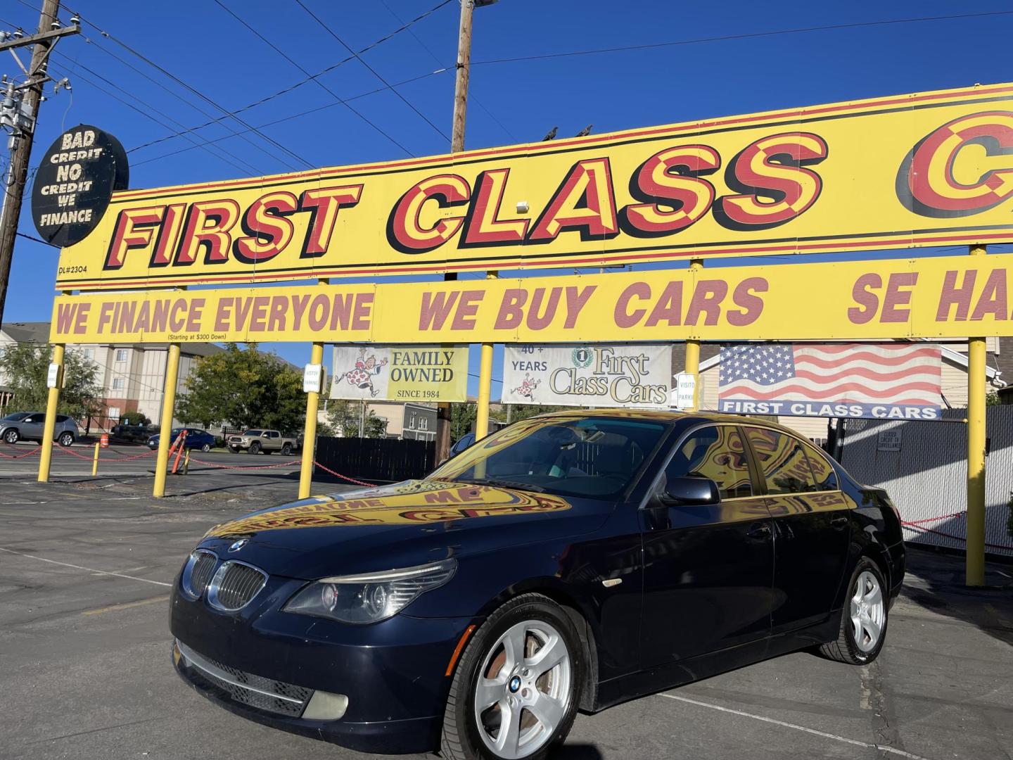 2008 Monaco Blue Metallic /Gray Leather BMW 5-Series 535i (WBANW13548C) with an 3.0L 6 Cyl. engine, Automatic transmission, located at 801 South State Street, Salt Lake City, UT, 84111, (801) 328-0098, 40.751953, -111.888206 - Super clean extremely low miles for the year! Only 103,928 miles very low miles for a 2008! Car is in immaculate condition inside and out this is a must see in great condition!!! Life is crazy. Now is the time to buy! All of our prices are just dollars above our cost. These prices will change as so - Photo#1
