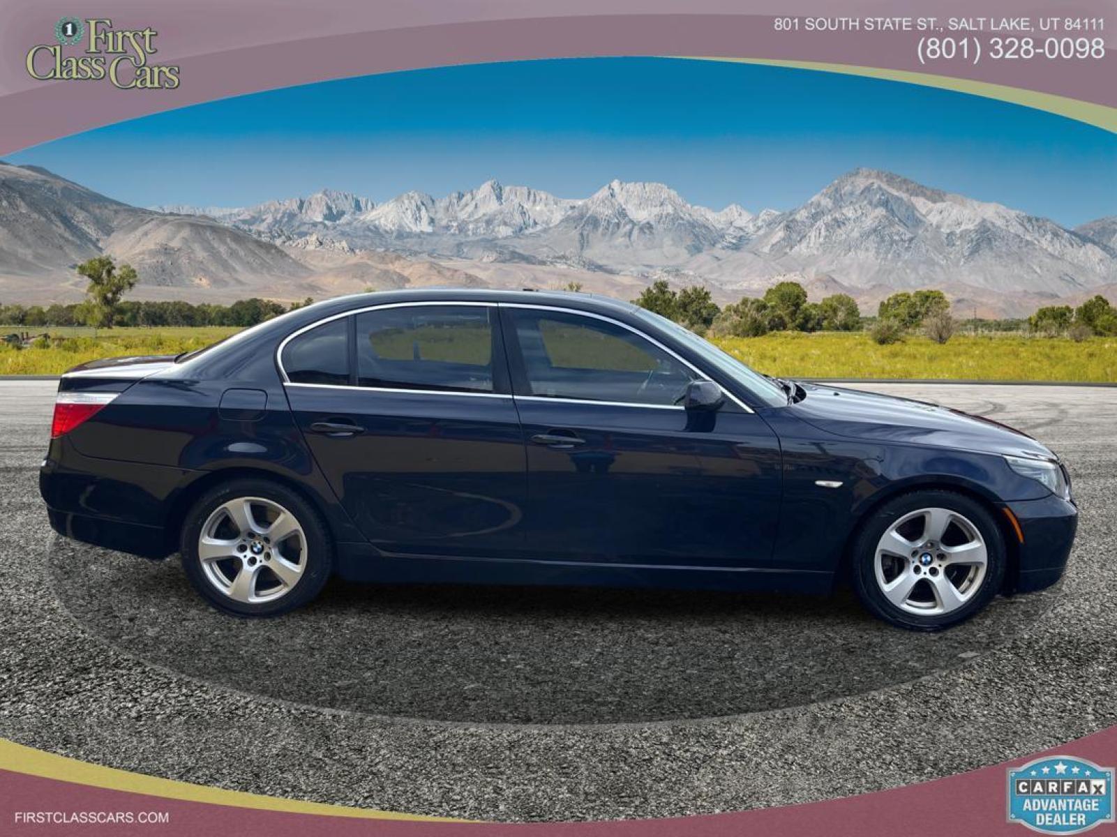 2008 Monaco Blue Metallic /Gray Leather BMW 5-Series 535i (WBANW13548C) with an 3.0L 6 Cyl. engine, Automatic transmission, located at 801 South State Street, Salt Lake City, UT, 84111, (801) 328-0098, 40.751953, -111.888206 - Life is crazy. Now is the time to buy! All of our prices are just dollars above our cost. These prices will change as soon as life isn't so crazy. So please call or come in. We are here to save you a lot of money! Our service department is OPEN DAILY to help with any of your service needs. P - Photo #2