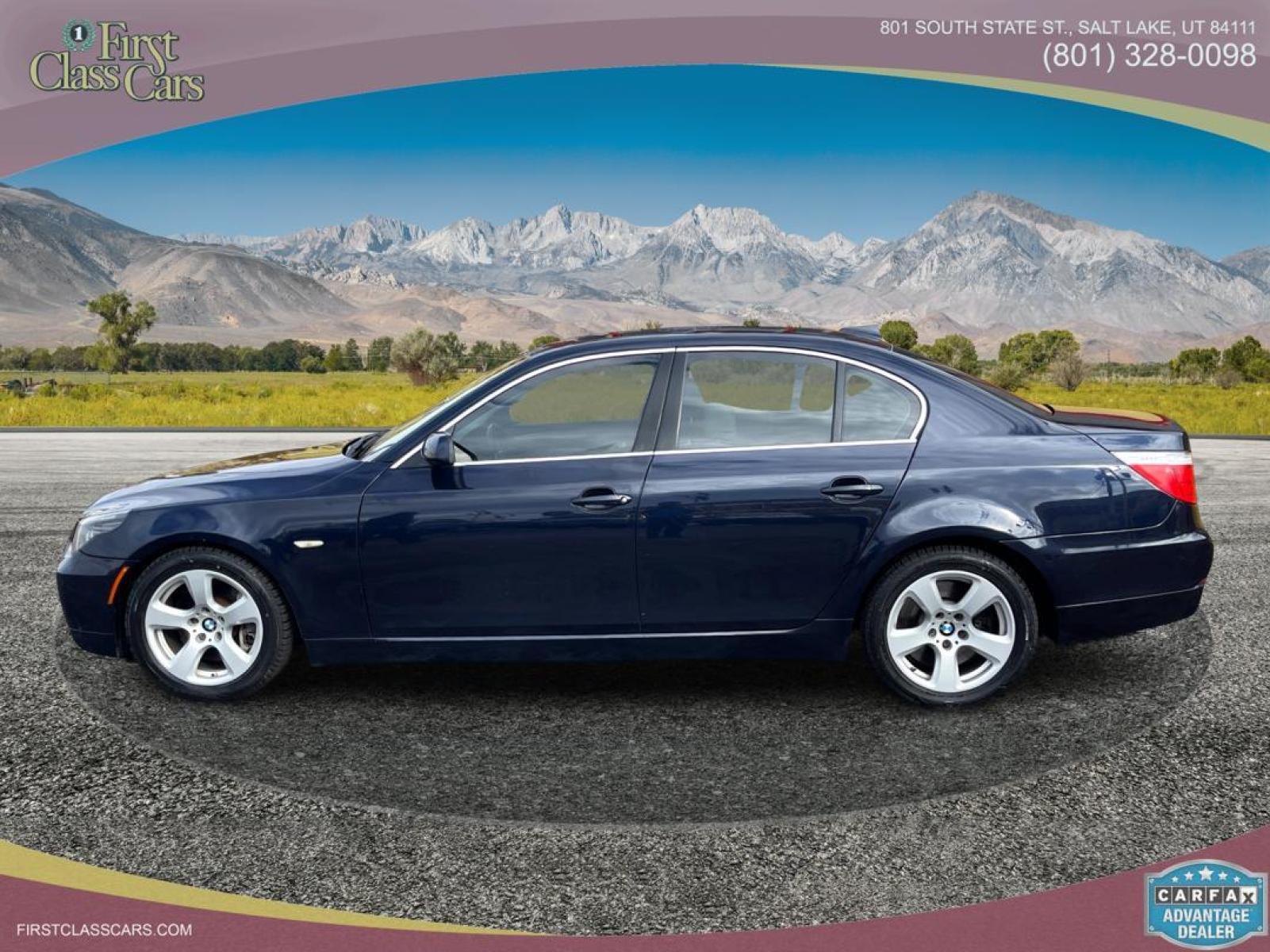 2008 Monaco Blue Metallic /Gray Leather BMW 5-Series 535i (WBANW13548C) with an 3.0L 6 Cyl. engine, Automatic transmission, located at 801 South State Street, Salt Lake City, UT, 84111, (801) 328-0098, 40.751953, -111.888206 - Life is crazy. Now is the time to buy! All of our prices are just dollars above our cost. These prices will change as soon as life isn't so crazy. So please call or come in. We are here to save you a lot of money! Our service department is OPEN DAILY to help with any of your service needs. P - Photo #6