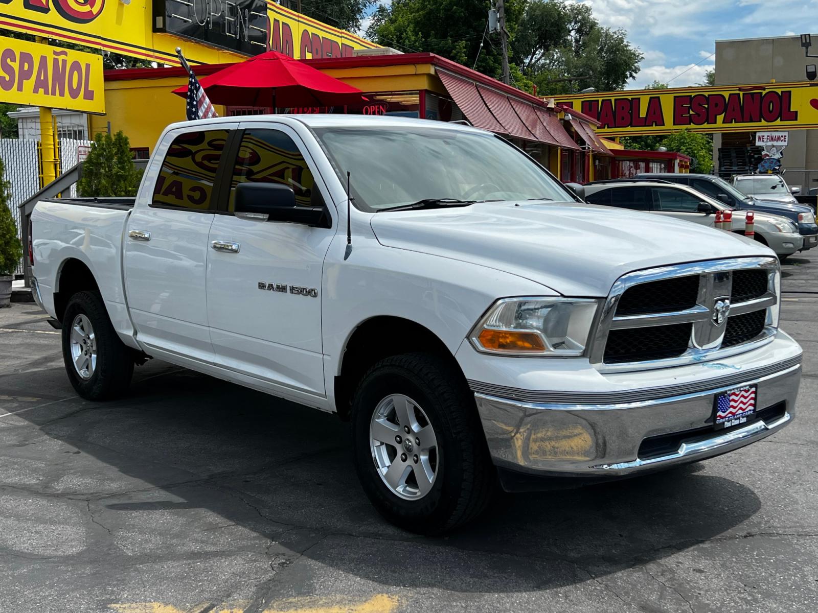 2012 Bright White /Gray Cloth Dodge Ram 1500 SLT Crew Cab 4WD (1C6RD7LP5CS) with an 4.7L V8 engine, Automatic transmission, located at 801 South State Street, Salt Lake City, UT, 84111, (801) 328-0098, 40.751953, -111.888206 - Life is crazy. Now is the time to buy! All of our prices are just dollars above our cost. These prices will change as soon as life isn't so crazy. So please call or come in. We are here to save you a lot of money! Our service department is OPEN DAILY to help with any of your service needs. P - Photo #4
