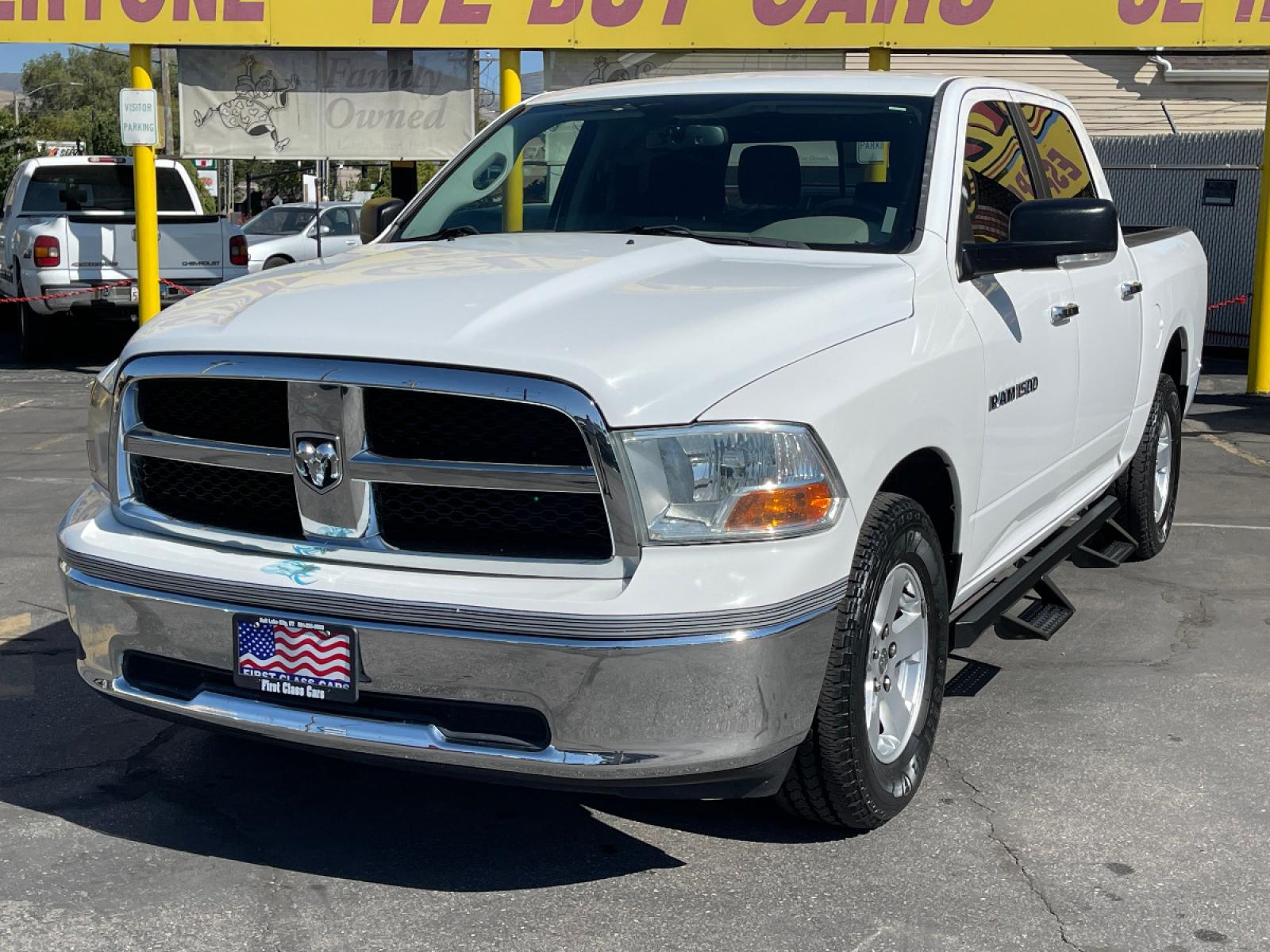 2012 Bright White /Gray Cloth Dodge Ram 1500 SLT Crew Cab 4WD (1C6RD7LP5CS) with an 4.7L V8 engine, Automatic transmission, located at 801 South State Street, Salt Lake City, UT, 84111, (801) 328-0098, 40.751953, -111.888206 - Life is crazy. Now is the time to buy! All of our prices are just dollars above our cost. These prices will change as soon as life isn't so crazy. So please call or come in. We are here to save you a lot of money! Our service department is OPEN DAILY to help with any of your service needs. P - Photo #2