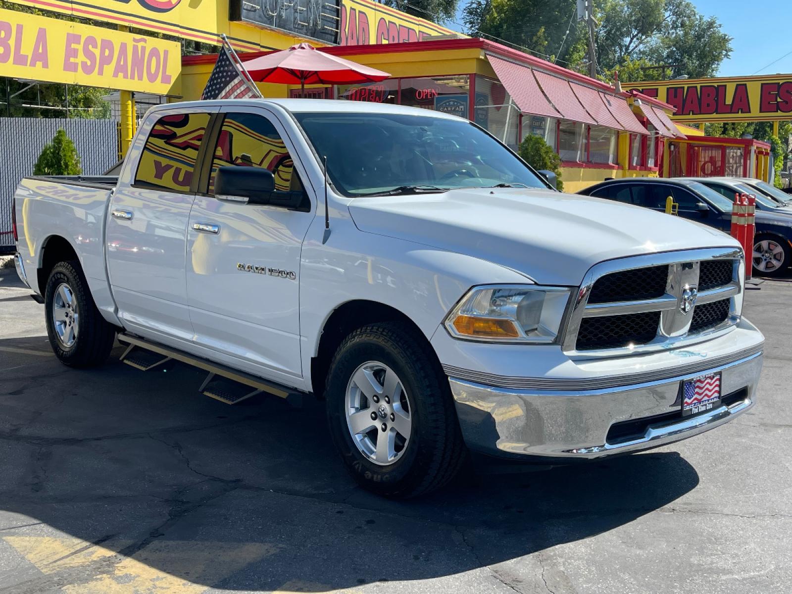 2012 Bright White /Gray Cloth Dodge Ram 1500 SLT Crew Cab 4WD (1C6RD7LP5CS) with an 4.7L V8 engine, Automatic transmission, located at 801 South State Street, Salt Lake City, UT, 84111, (801) 328-0098, 40.751953, -111.888206 - Life is crazy. Now is the time to buy! All of our prices are just dollars above our cost. These prices will change as soon as life isn't so crazy. So please call or come in. We are here to save you a lot of money! Our service department is OPEN DAILY to help with any of your service needs. P - Photo #4