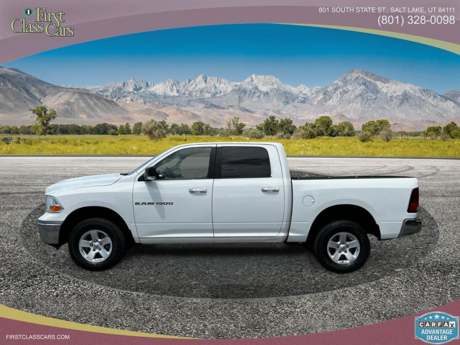 2012 Bright White /Gray Cloth Dodge Ram 1500 SLT Crew Cab 4WD (1C6RD7LP5CS) with an 4.7L V8 engine, Automatic transmission, located at 801 South State Street, Salt Lake City, UT, 84111, (801) 328-0098, 40.751953, -111.888206 - Life is crazy. Now is the time to buy! All of our prices are just dollars above our cost. These prices will change as soon as life isn't so crazy. So please call or come in. We are here to save you a lot of money! Our service department is OPEN DAILY to help with any of your service needs. P - Photo #1