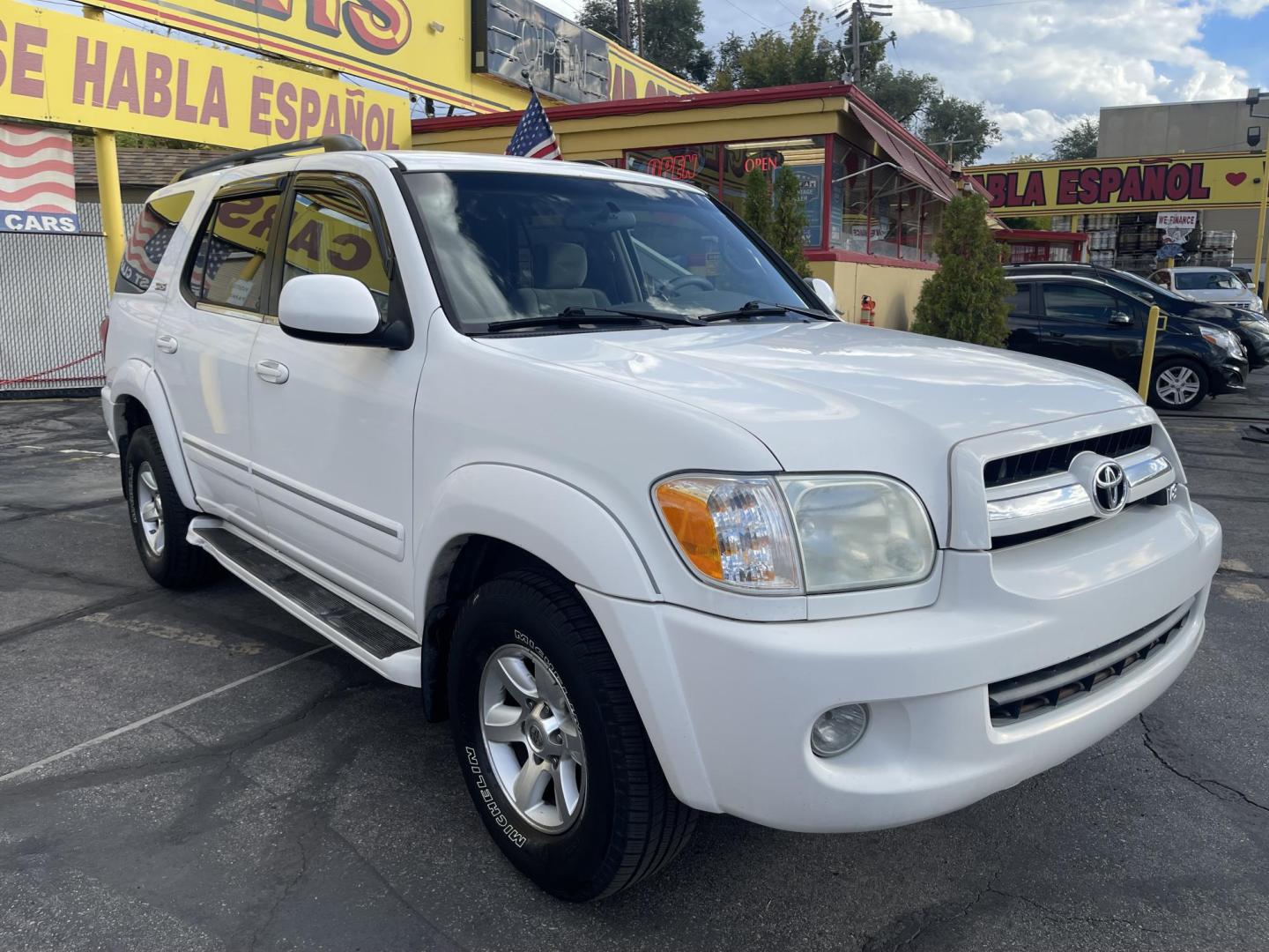 2006 Natural White /Tan Cloth Toyota Sequoia SR5 (5TDZT34A56S) with an 4.7L V8 engine, Automatic transmission, located at 801 South State Street, Salt Lake City, UT, 84111, (801) 328-0098, 40.751953, -111.888206 - "Meet the definition of reliable family transportation! This 2006 Toyota Sequoia delivers comfort, power, and capability. With generous space, smooth ride, and impeccable maintenance records, it’s prepared for countless more roads to conquer. Experience Toyota quality; drive home in this versatile - Photo#3