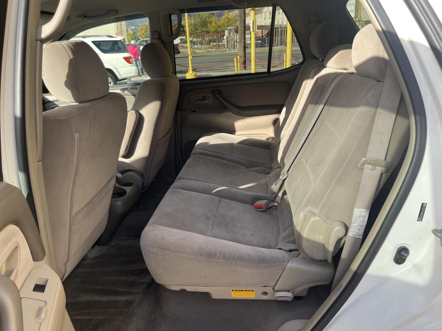 2006 Natural White /Tan Cloth Toyota Sequoia SR5 (5TDZT34A56S) with an 4.7L V8 engine, Automatic transmission, located at 801 South State Street, Salt Lake City, UT, 84111, (801) 328-0098, 40.751953, -111.888206 - "Meet the definition of reliable family transportation! This 2006 Toyota Sequoia delivers comfort, power, and capability. With generous space, smooth ride, and impeccable maintenance records, it’s prepared for countless more roads to conquer. Experience Toyota quality; drive home in this versatile - Photo#10