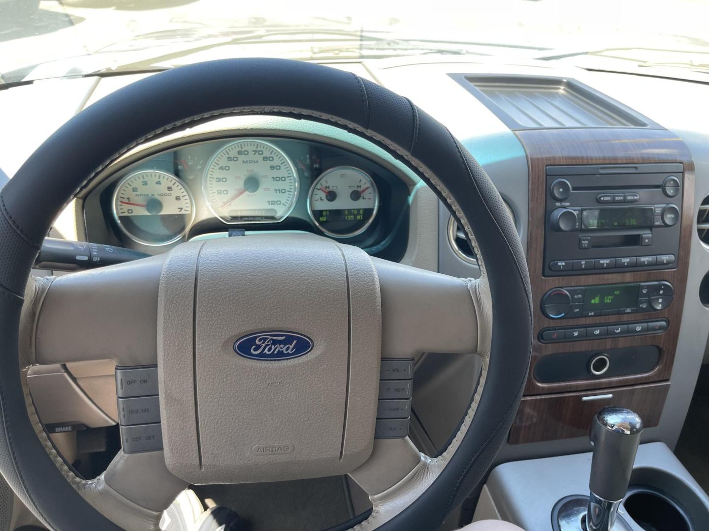 2004 True Blue Metallic /Tan Leather Ford F-150 Lariat SuperCrew (1FTPW12504K) with an 5.4L V8 engine, Automatic transmission, located at 801 South State Street, Salt Lake City, UT, 84111, (801) 328-0098, 40.751953, -111.888206 - Vehicle Features: Lariat Model, SuperCrew 4 Door, ABS Brakes, Traction Control, Cruise Control, Air Conditioning, AM/FM Stereo, CD Player, Leather Interior, Power Windows, Power Locks, Power Mirrors, Heated Seats, Power Seat(s), Privacy Glass, Tow Package, Running Boards, Alloy Wheels, Bedliner. Li - Photo#20