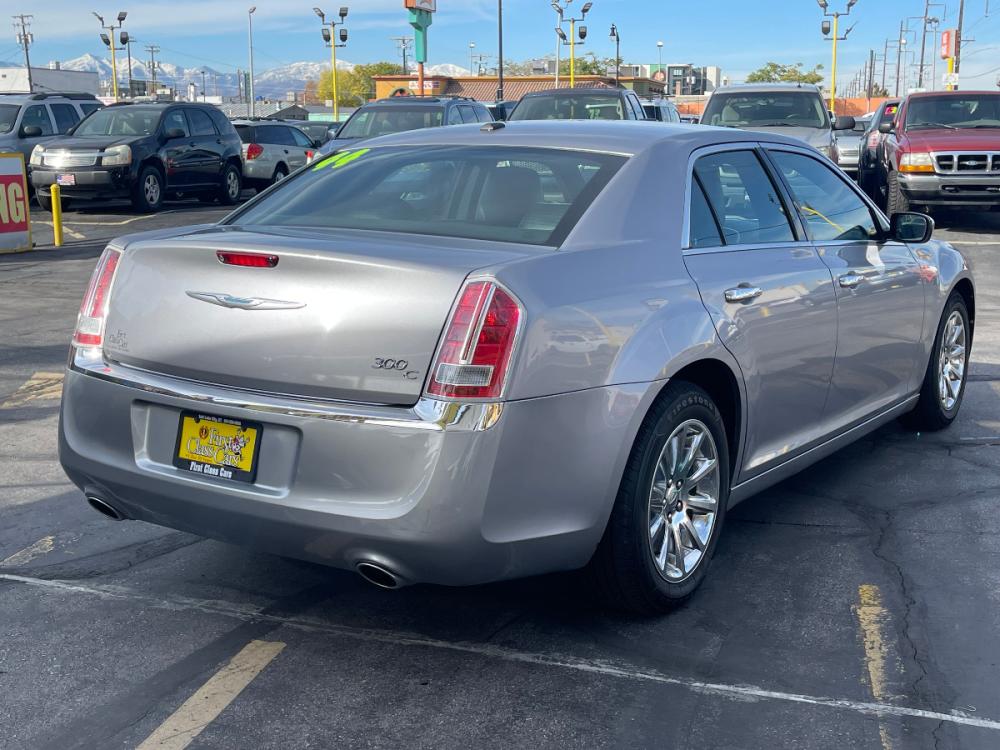 2014 Billet Metallic /Black Leather Chrysler 300 C (2C3CCAEG1EH) with an 3.6L V6 engine, Automatic transmission, located at 801 South State Street, Salt Lake City, UT, 84111, (801) 328-0098, 40.751953, -111.888206 - Photo #6