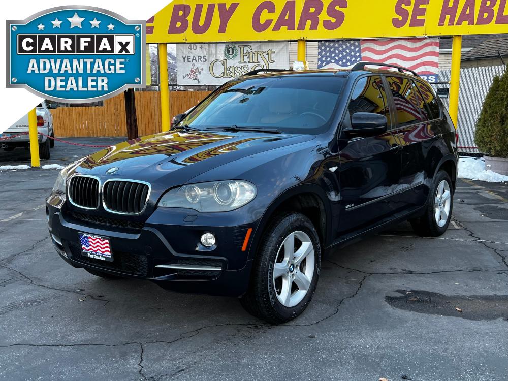 2007 Toledo Blue Metallic /Tan Leather BMW X5 3.0si (5UXFE43547L) with an 3.0L I6 engine, Automatic transmission, located at 801 South State Street, Salt Lake City, UT, 84111, (801) 328-0098, 40.751953, -111.888206 - Photo #0