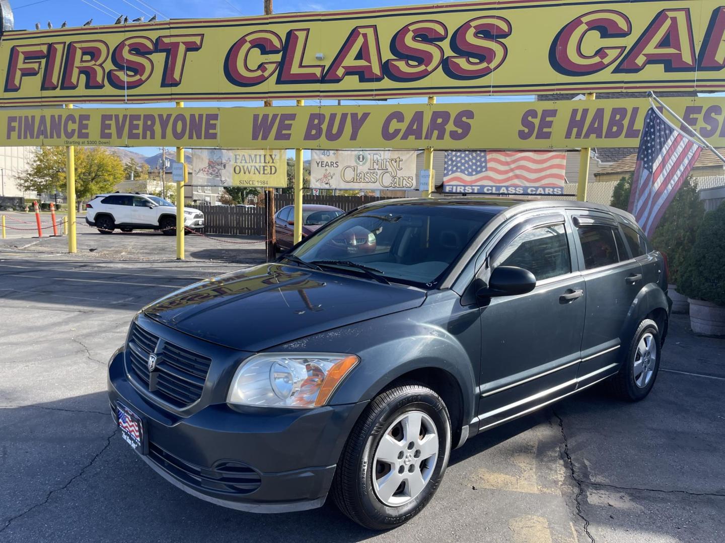 2007 Steel Blue Metallic /Gray Cloth Dodge Caliber SE (1B3HB28B37D) with an 2.0L 4 Cyl. engine, Automatic transmission, located at 801 South State Street, Salt Lake City, UT, 84111, (801) 328-0098, 40.751953, -111.888206 - Vehicle Features: AM/FM/CD, AUX INPUT, AUTOMATIC, BLUETOOTH RADIO, POWER WINDOWS, POWER LOCKS, HATCHBACK, 2.0 LITER 4 CYLINDER, CLEAN TITLE, POWER BRAKES, POWER STEERING, 4 DOOR, CLOTH INTERIOR, DEFROST Our service department is OPEN DAILY to help with any of your service needs. Please call for - Photo#0