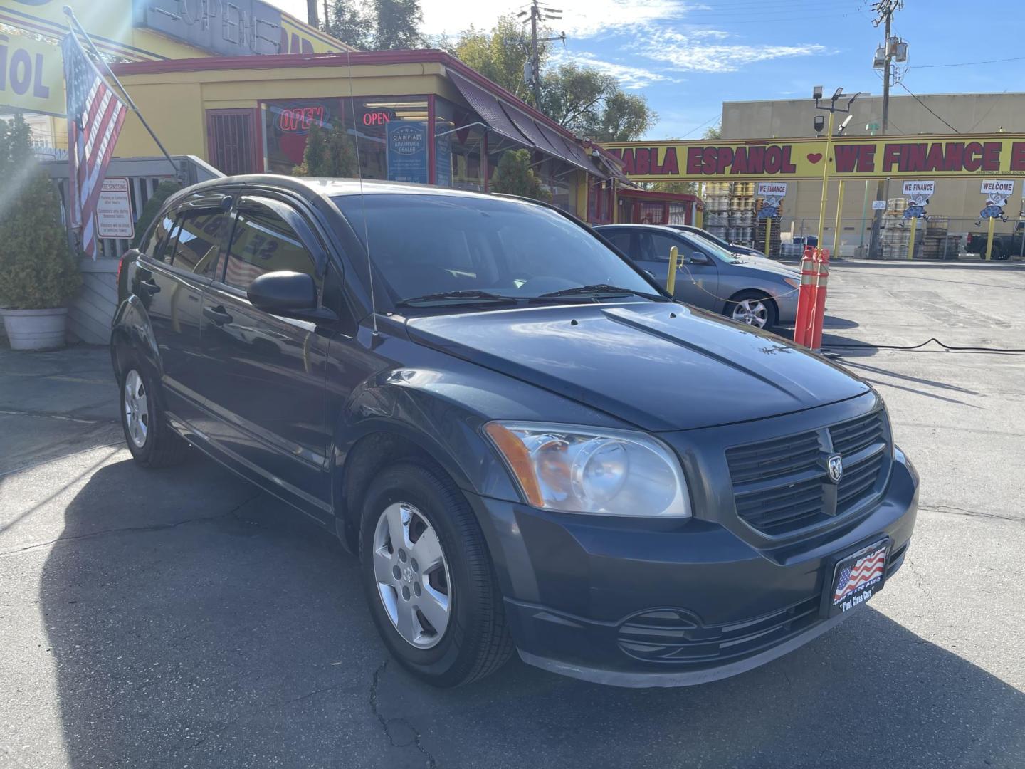 2007 Steel Blue Metallic /Gray Cloth Dodge Caliber SE (1B3HB28B37D) with an 2.0L 4 Cyl. engine, Automatic transmission, located at 801 South State Street, Salt Lake City, UT, 84111, (801) 328-0098, 40.751953, -111.888206 - Vehicle Features: AM/FM/CD, AUX INPUT, AUTOMATIC, BLUETOOTH RADIO, POWER WINDOWS, POWER LOCKS, HATCHBACK, 2.0 LITER 4 CYLINDER, CLEAN TITLE, POWER BRAKES, POWER STEERING, 4 DOOR, CLOTH INTERIOR, DEFROST Our service department is OPEN DAILY to help with any of your service needs. Please call for - Photo#3