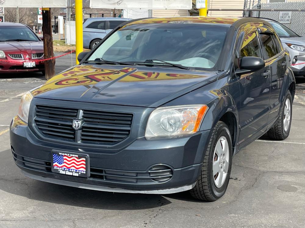 2007 Steel Blue Metallic /Gray Cloth Dodge Caliber SE (1B3HB28B37D) with an 2.0L 4 Cyl. engine, Automatic transmission, located at 801 South State Street, Salt Lake City, UT, 84111, (801) 328-0098, 40.751953, -111.888206 - Photo #2