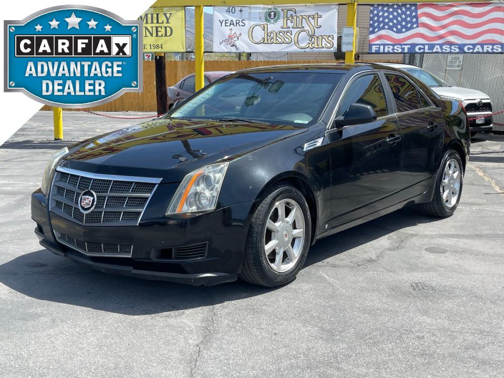 2008 Black /Black Leather Cadillac CTS 3.6L (1G6DM577980) with an 3.6L V6 engine, Automatic transmission, located at 801 South State Street, Salt Lake City, UT, 84111, (801) 328-0098, 40.751953, -111.888206 - Photo #0
