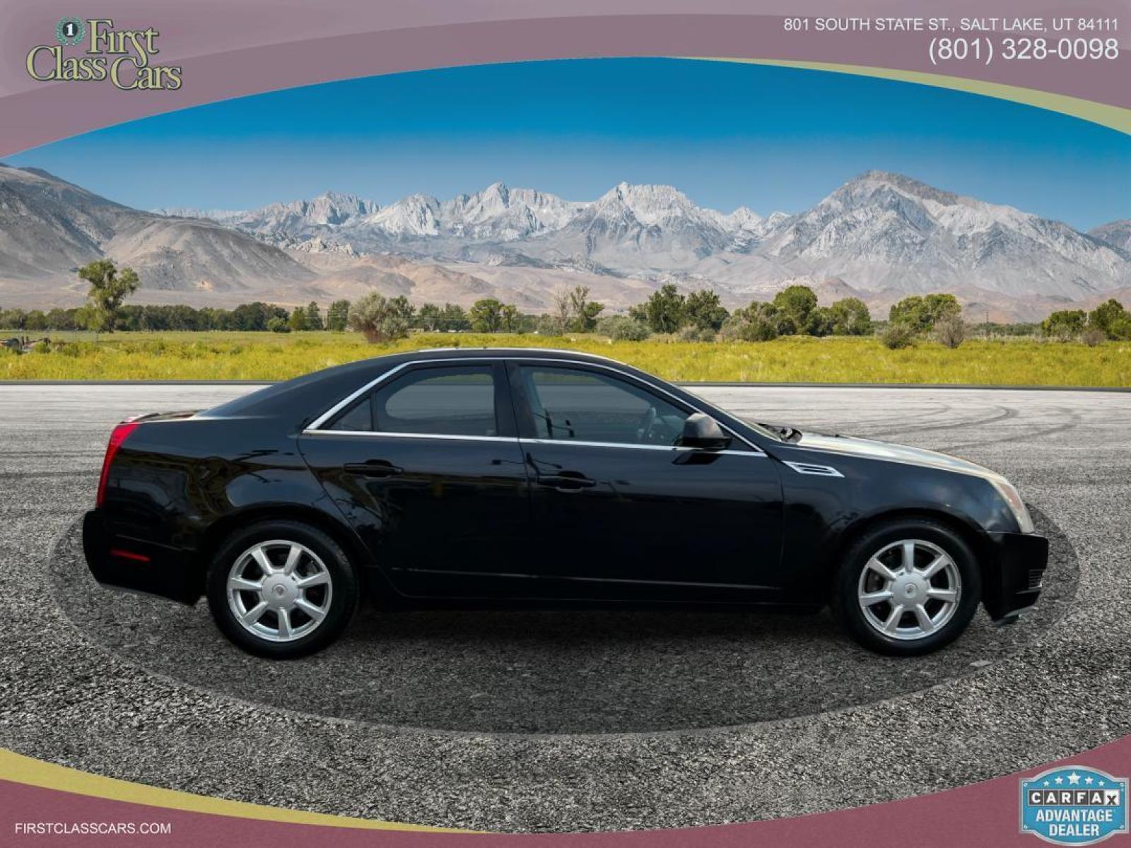 2008 Black /Black Leather Cadillac CTS 3.6L (1G6DM577980) with an 3.6L V6 engine, Automatic transmission, located at 801 South State Street, Salt Lake City, UT, 84111, (801) 328-0098, 40.751953, -111.888206 - Life is crazy. Now is the time to buy! All of our prices are just dollars above our cost. These prices will change as soon as life isn't so crazy. So please call or come in. We are here to save you a lot of money! Our service department is OPEN DAILY to help with any of your service need - Photo #4