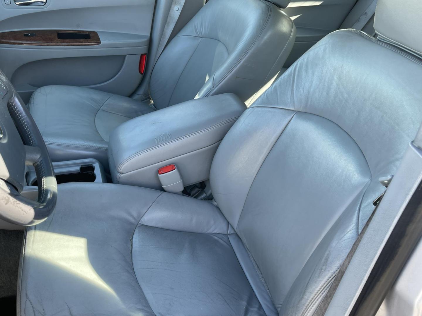 2005 Blue Ice Metallic /Gray Leather Buick LaCrosse CXL (2G4WD562151) with an 3.8L V6 engine, Automatic transmission, located at 801 South State Street, Salt Lake City, UT, 84111, (801) 328-0098, 40.751953, -111.888206 - Clean Title! Must see immaculate condition inside and out! An older retired grandpa was the previous owner and took excellent care for it! Approved for up to a 5 year extended warranty that can be added on at time of sale!!! Vehicle Features: CXL Model, Air Conditioning, Alloy Wheels, AM/FM S - Photo#14