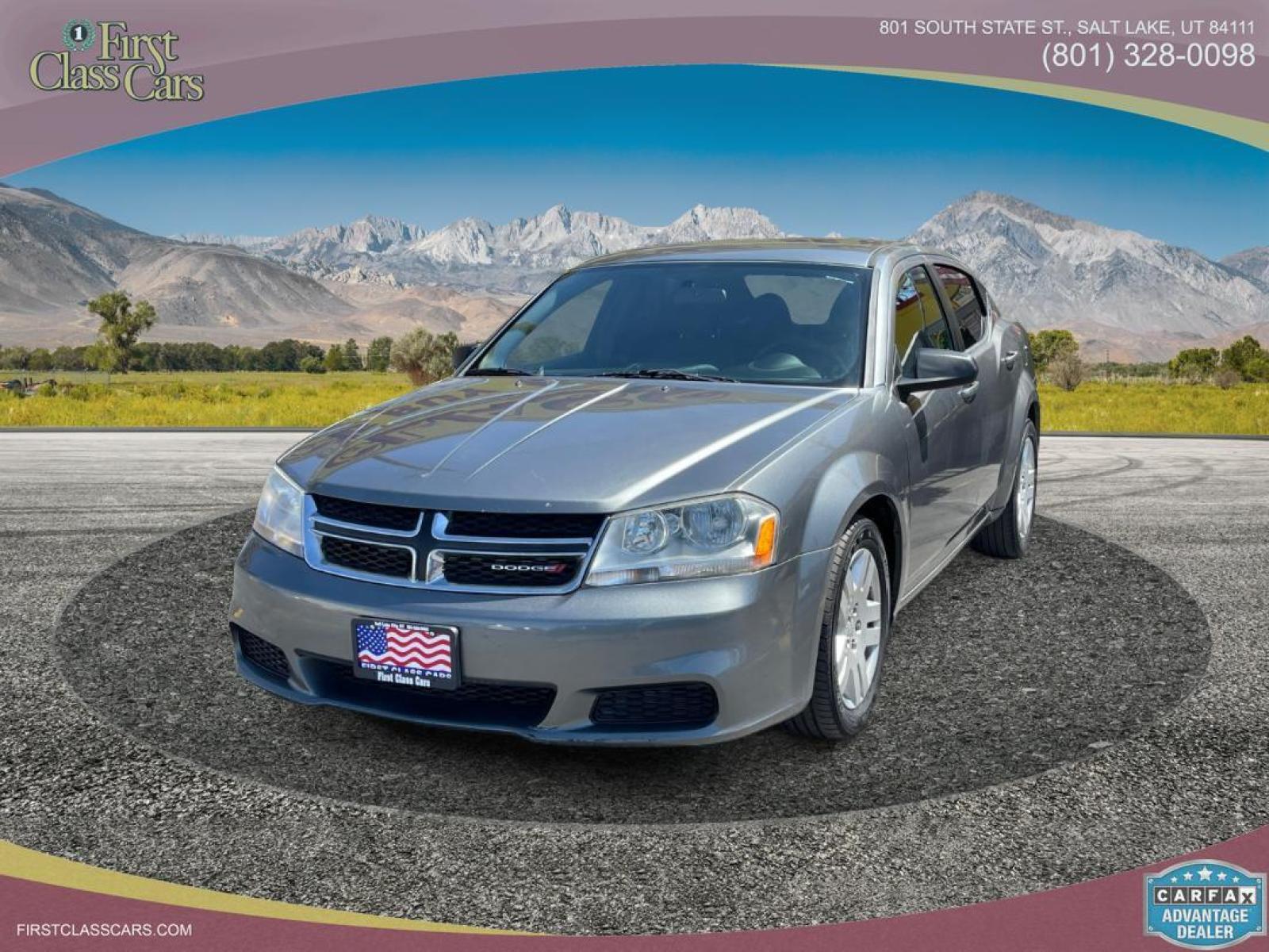 2013 Mineral Gray Metallic /Gray Cloth Dodge Avenger SE (1C3CDZAB5DN) with an 2.4L 4 Cyl. engine, Automatic transmission, located at 801 South State Street, Salt Lake City, UT, 84111, (801) 328-0098, 40.751953, -111.888206 - Life is crazy. Now is the time to buy! All of our prices are just dollars above our cost. These prices will change as soon as life isn't so crazy. So please call or come in. We are here to save you a lot of money! Our service department is OPEN DAILY to help with any of your service need - Photo #2