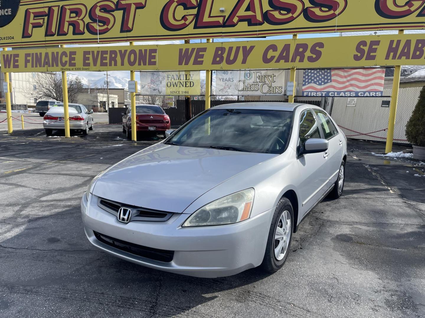 2005 Satin Silver Metallic /Gray Cloth Honda Accord LX (1HGCM56405A) with an 2.4L 4 Cyl. engine, Automatic transmission, located at 801 South State Street, Salt Lake City, UT, 84111, (801) 328-0098, 40.751953, -111.888206 - *MILEAGE DISCREPANCY ACCORDING TO CARFAX REPORT! TRUE MILES UNKNOWN!* Vehicle Features: LX Model, Automatic Transmission, ABS Brakes, Traction Control, Cruise Control, Air Conditioning, AM/FM Stereo, CD Player, Power Mirrors, Power Windows, Power Locks, Rear Defroster * All advertised prices are - Photo#1