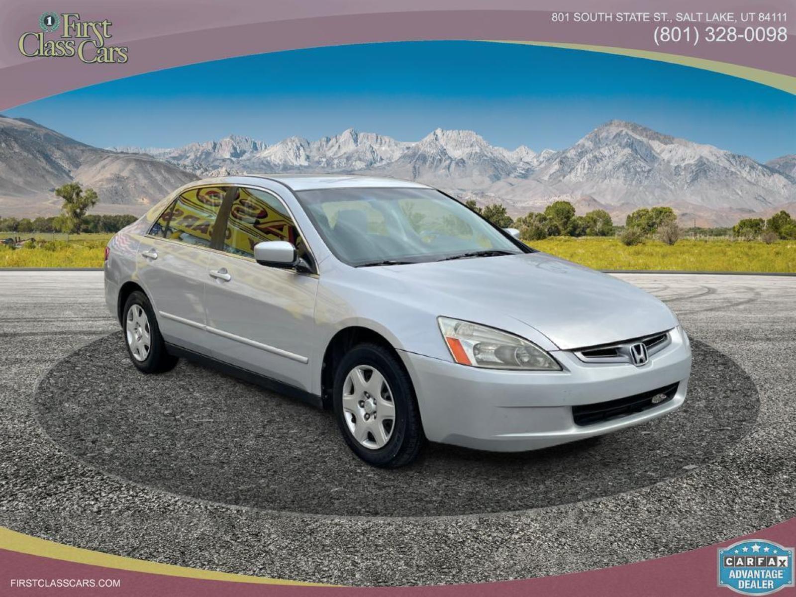 2005 Satin Silver Metallic /Gray Cloth Honda Accord LX (1HGCM56405A) with an 2.4L 4 Cyl. engine, Automatic transmission, located at 801 South State Street, Salt Lake City, UT, 84111, (801) 328-0098, 40.751953, -111.888206 - *MILEAGE DISCREPANCY ACCORDING TO CARFAX REPORT! TRUE MILES UNKNOWN!* Life is crazy. Now is the time to buy! All of our prices are just dollars above our cost. These prices will change as soon as life isn't so crazy. So please call or come in. We are here to save you a lot of money! Our s - Photo #4