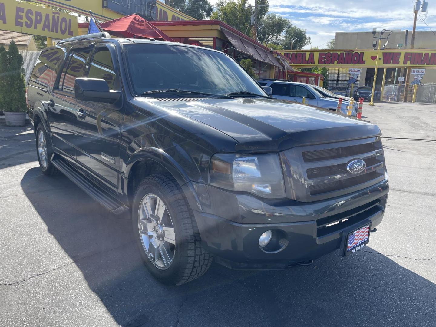 2007 Alloy Metallic /Black Leather Ford Expedition EL Limited 4WD (1FMFK20567L) with an 5.4L V8 engine, Automatic transmission, located at 801 South State Street, Salt Lake City, UT, 84111, (801) 328-0098, 40.751953, -111.888206 - Clean Title! Perfect all around SUV for winter with 4x4, 3rd row seating and DVD Entertainment system in the rear for the kids! A/C seats and heated seats! We put brand new tires on this and it has passed all inspections by our mechanic and fully approved for up to a 3 month to 2 year warranty that - Photo#3
