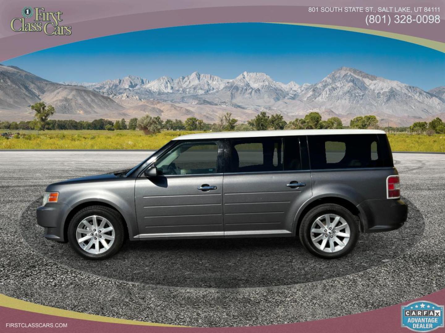 2009 Sterling Gray Metallic Ford Flex SEL (2FMDK52C49B) with an 3.5L V6 engine, Automatic transmission, located at 801 South State Street, Salt Lake City, UT, 84111, (801) 328-0098, 40.751953, -111.888206 - Super Clean nice car! 3rd row seating, leather fully loaded! Great family vehicle! Clean Title!! Extra clean!! Immaculate condition!! Free Carfax!! Must see!! Warranty available!! Free Carfax!!! Vehicle Features:ABS Brakes, Air Conditioning, Alloy Wheels, AM/FM Stereo, Automatic Transmission, A - Photo#1