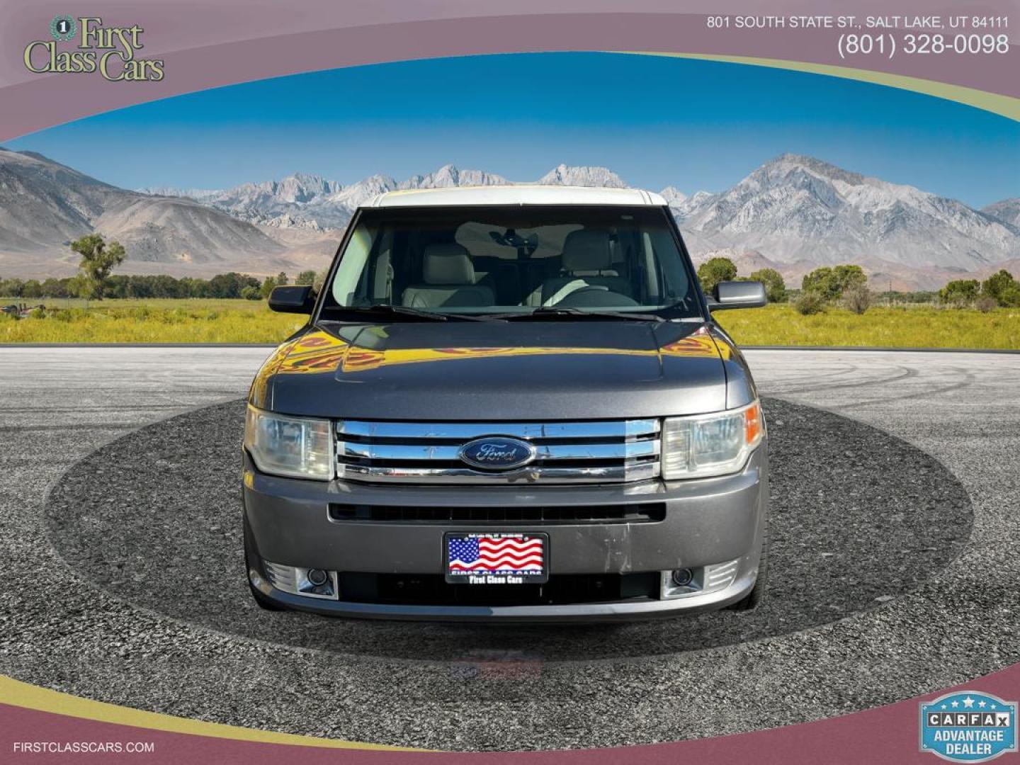 2009 Sterling Gray Metallic Ford Flex SEL (2FMDK52C49B) with an 3.5L V6 engine, Automatic transmission, located at 801 South State Street, Salt Lake City, UT, 84111, (801) 328-0098, 40.751953, -111.888206 - Super Clean nice car! 3rd row seating, leather fully loaded! Great family vehicle! Clean Title!! Extra clean!! Immaculate condition!! Free Carfax!! Must see!! Warranty available!! Free Carfax!!! Vehicle Features:ABS Brakes, Air Conditioning, Alloy Wheels, AM/FM Stereo, Automatic Transmission, A - Photo#3