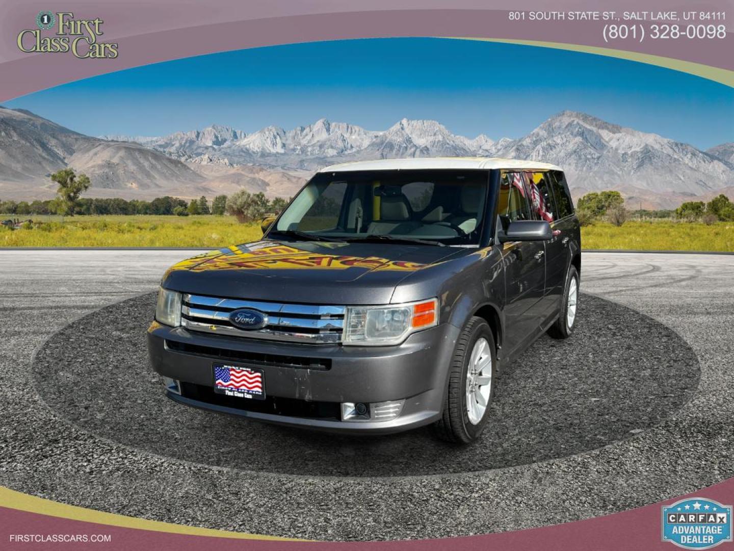 2009 Sterling Gray Metallic Ford Flex SEL (2FMDK52C49B) with an 3.5L V6 engine, Automatic transmission, located at 801 South State Street, Salt Lake City, UT, 84111, (801) 328-0098, 40.751953, -111.888206 - Super Clean nice car! 3rd row seating, leather fully loaded! Great family vehicle! Clean Title!! Extra clean!! Immaculate condition!! Free Carfax!! Must see!! Warranty available!! Free Carfax!!! Vehicle Features:ABS Brakes, Air Conditioning, Alloy Wheels, AM/FM Stereo, Automatic Transmission, A - Photo#2