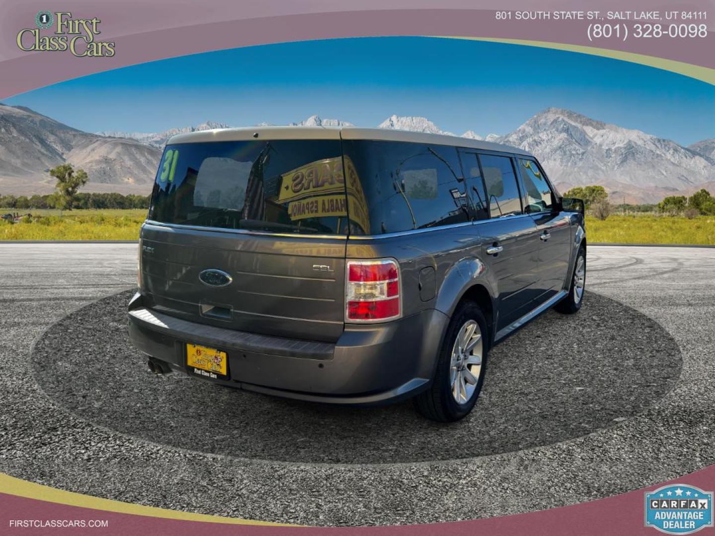 2009 Sterling Gray Metallic Ford Flex SEL (2FMDK52C49B) with an 3.5L V6 engine, Automatic transmission, located at 801 South State Street, Salt Lake City, UT, 84111, (801) 328-0098, 40.751953, -111.888206 - Super Clean nice car! 3rd row seating, leather fully loaded! Great family vehicle! Clean Title!! Extra clean!! Immaculate condition!! Free Carfax!! Must see!! Warranty available!! Free Carfax!!! Vehicle Features:ABS Brakes, Air Conditioning, Alloy Wheels, AM/FM Stereo, Automatic Transmission, A - Photo#6