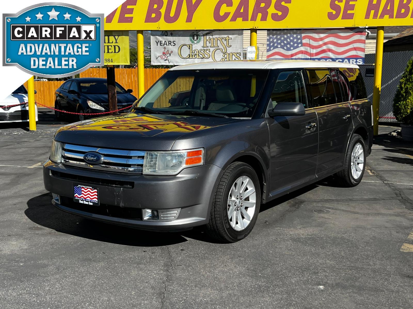 2009 Sterling Gray Metallic Ford Flex SEL (2FMDK52C49B) with an 3.5L V6 engine, Automatic transmission, located at 801 South State Street, Salt Lake City, UT, 84111, (801) 328-0098, 40.751953, -111.888206 - Life is crazy. Now is the time to buy! All of our prices are just dollars above our cost. These prices will change as soon as life isn't so crazy. So please call or come in. We are here to save you a lot of money! Our service department is OPEN DAILY to help with any of your service needs. P - Photo #0