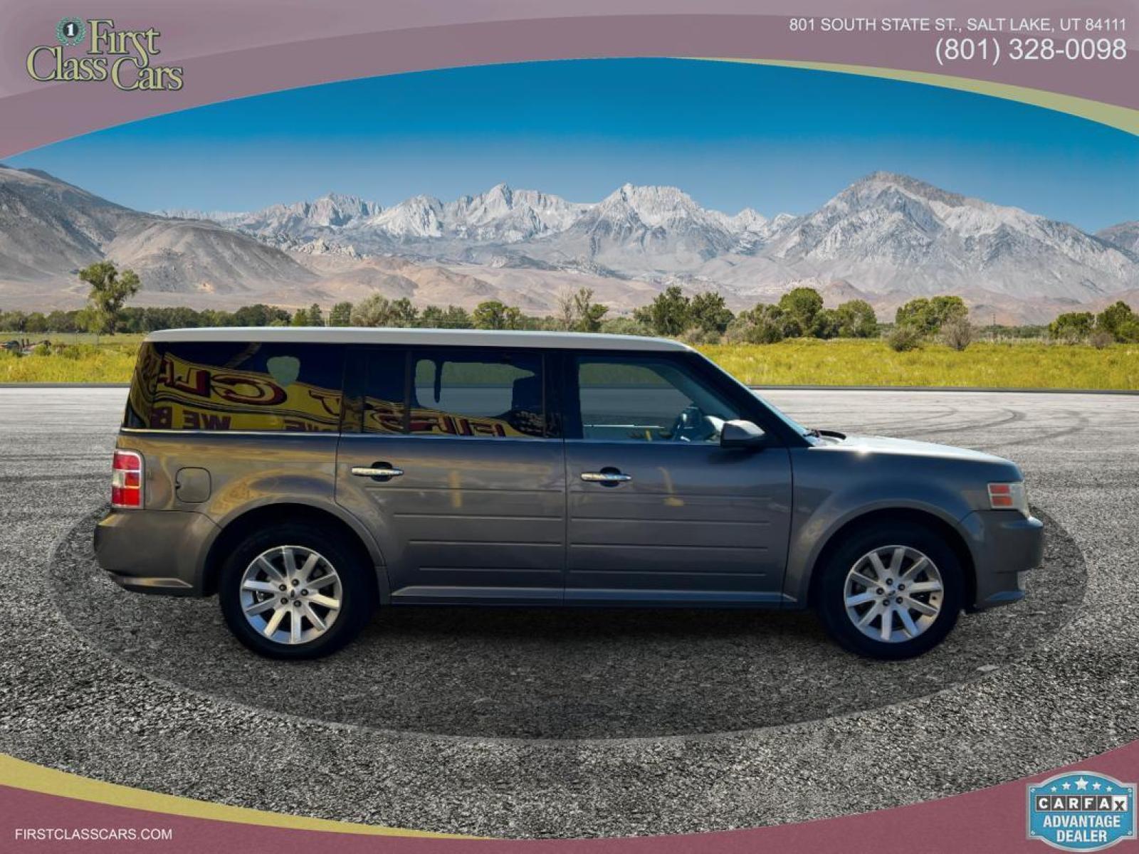 2009 Sterling Gray Metallic Ford Flex SEL (2FMDK52C49B) with an 3.5L V6 engine, Automatic transmission, located at 801 South State Street, Salt Lake City, UT, 84111, (801) 328-0098, 40.751953, -111.888206 - Life is crazy. Now is the time to buy! All of our prices are just dollars above our cost. These prices will change as soon as life isn't so crazy. So please call or come in. We are here to save you a lot of money! Our service department is OPEN DAILY to help with any of your service needs. P - Photo #5