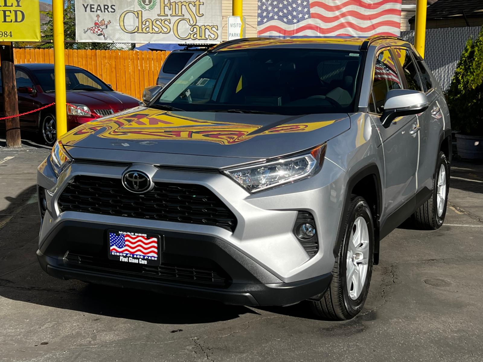 2019 Silver Sky Metallic /Black Cloth Toyota RAV4 XLE AWD (2T3P1RFV6KC) with an 2.5L 4 Cyl. engine, Automatic transmission, located at 801 South State Street, Salt Lake City, UT, 84111, (801) 328-0098, 40.751953, -111.888206 - Life is crazy. Now is the time to buy! All of our prices are just dollars above our cost. These prices will change as soon as life isn't so crazy. So please call or come in. We are here to save you a lot of money! Our service department is OPEN DAILY to help with any of your service need - Photo #2