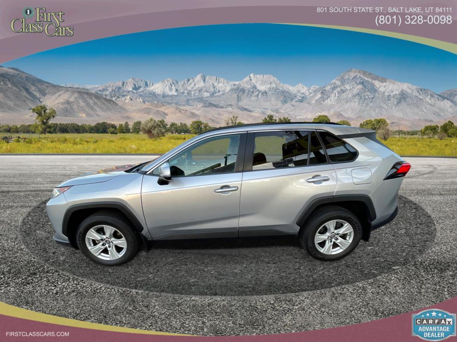 2019 Silver Sky Metallic /Black Cloth Toyota RAV4 XLE AWD (2T3P1RFV6KC) with an 2.5L 4 Cyl. engine, Automatic transmission, located at 801 South State Street, Salt Lake City, UT, 84111, (801) 328-0098, 40.751953, -111.888206 - Low Miles! Free Carfax!!! Wow! Extra clean!! Immaculate condition!! Dry Climate, No Rust, No Salt, No Snow, No Kids!! Free Carfax!! Must see!! Go to www.firstclasscars.com for more information and full disclaimer pertaining to the sale of this car Our service department is OPEN DAILY to help w - Photo #6